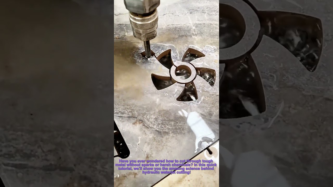 Hydraulic Waterjet Cutting 101: How to Cut Metal with Water & Grit Safely