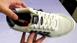 プーマ　スピード　#225　ホワイト×ブラック　PUMA