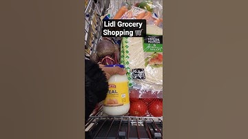 £50.30 LIDL Grocery Shopping for the weekend #shorts
