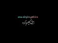 خواب هایم حرام حرام بهیش بگین برگرده آهنگ ترکی عاشقانه با ترجمه فارسی