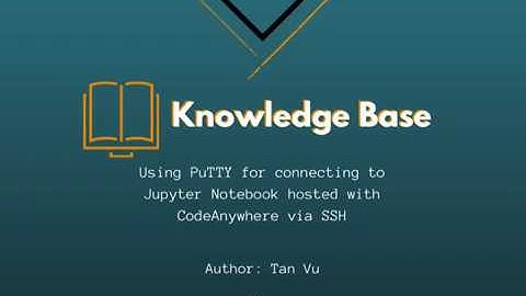 Tutorial: Config PuTTY for Jupyter in CodeAnywhere
