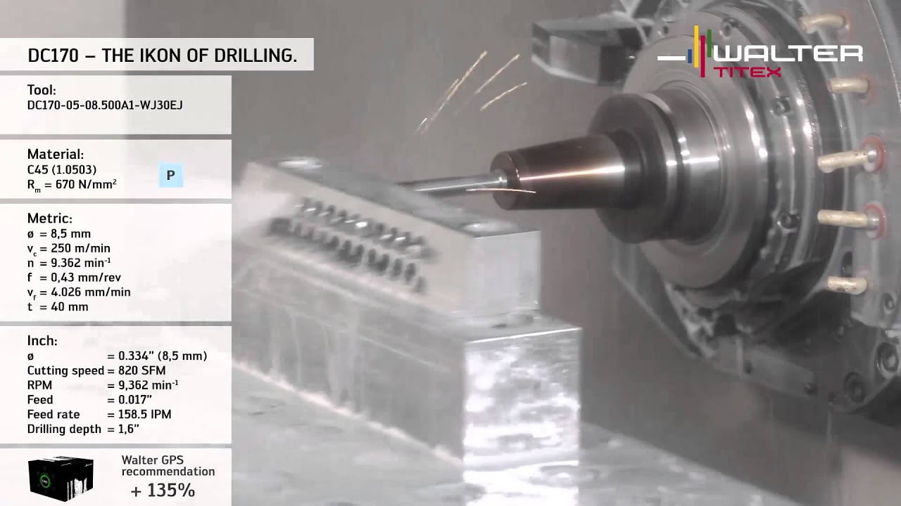 Walter Titex Bohren DC170: Bohren in einer neuen Dimension – sichtbar anders, messbar stärker.