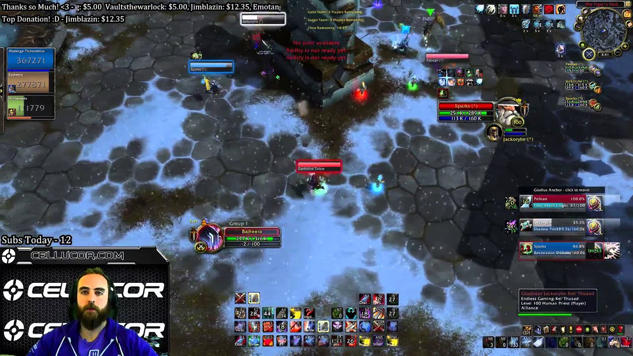 Warlords of Draenor - "Bajheera the KFC RAT!" XD - Level 100 Fury Warrior PvP