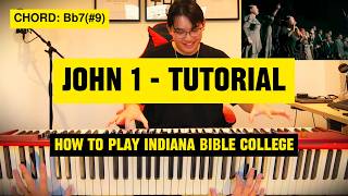John 1 | Piano Tutorial 🎹| Indiana Bible College (+WITH CHORDS)