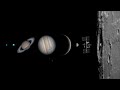 Solar System through Amateur Telescope (4K)