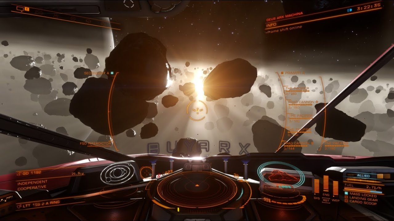 What 2,500 hours in Elite Dangerous looks like...