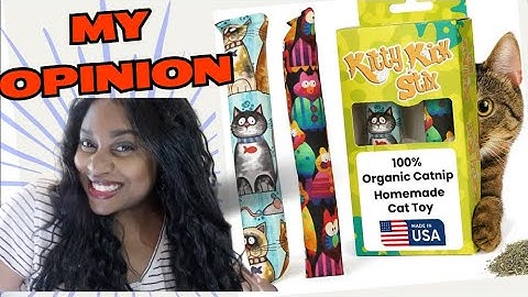 Amazon Review:  Kitty Kick Stix Store Catnip Kicker Toy Set of 2