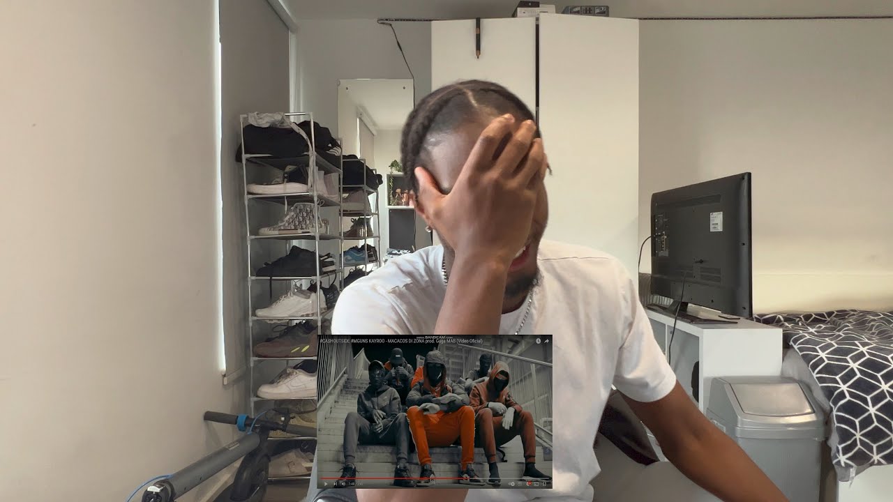 QUEM LHE FEZ MAL?😱|#CASHOUTSIDE #MGUNS KAYROO - MACACOS DI ZONA prod. Guga MAB| [REACT]🇵🇹