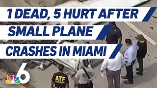 1 Dead, 5 Transported to the Hospital After Small Plane Crashed in Haulover Inlet Bridge
