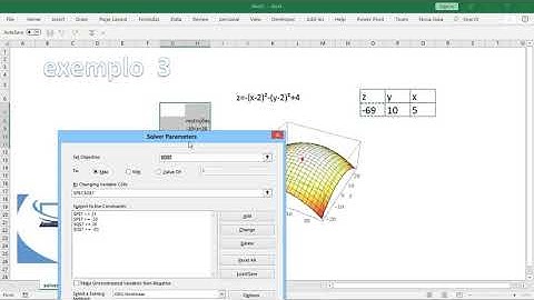 EXCEL SOLVER COMO ACHAR MAXIMO DE FUNÇÂO DE 2 VARIAVEIS(O que é o Solver no Excel?)