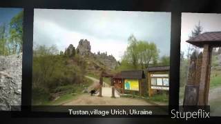 Svirzh castle and Tustan, Ukraine