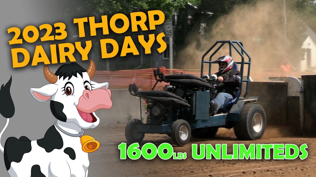 2023 Thorp Dairy Days 1600lbs Unlimited Mini Rods YouTube