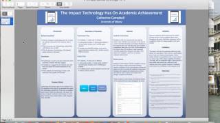E poster presentation