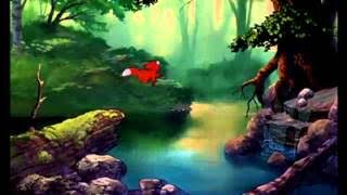 The Fox and the Hound - Tod and Copper Go Swimming