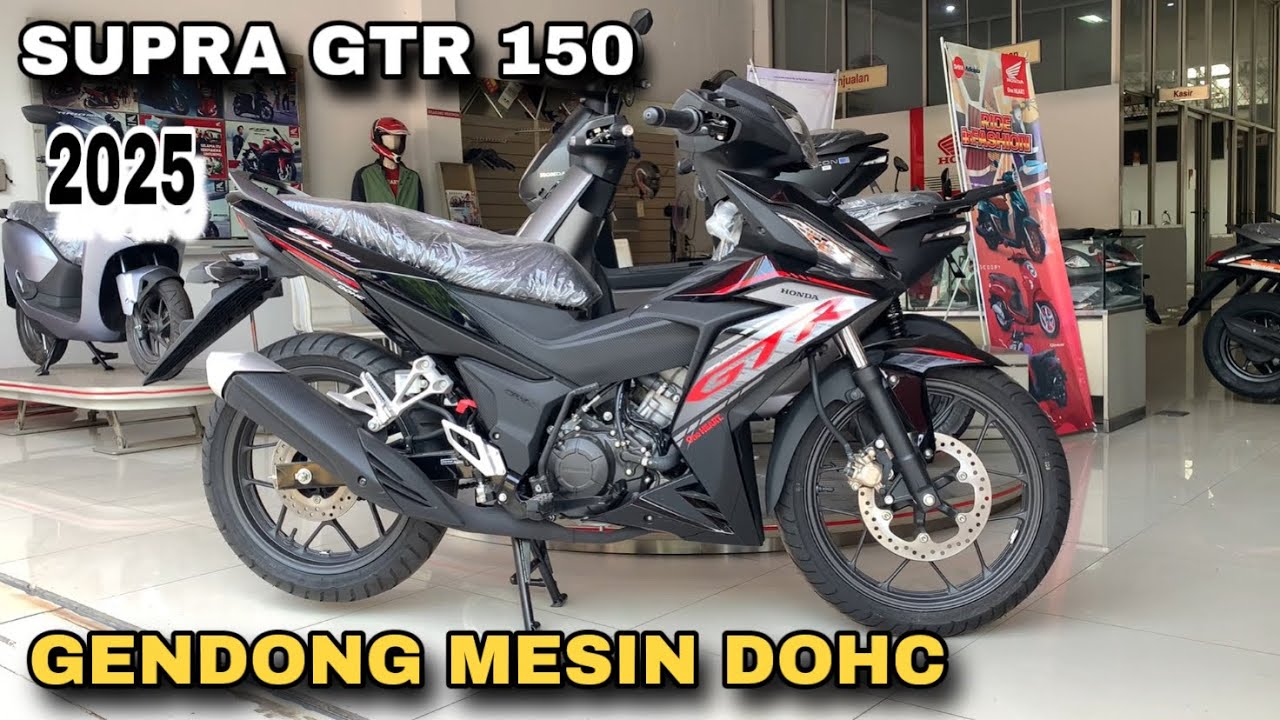 HONDA SUPRA GTR 150 TERBARU 2025 HITAM GLOSSY I BEBEK SPORT