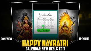 Navratri Calendar Video Editing Tutorial | Navratri Video Editing | Happy Navratri Video Editing screenshot 2