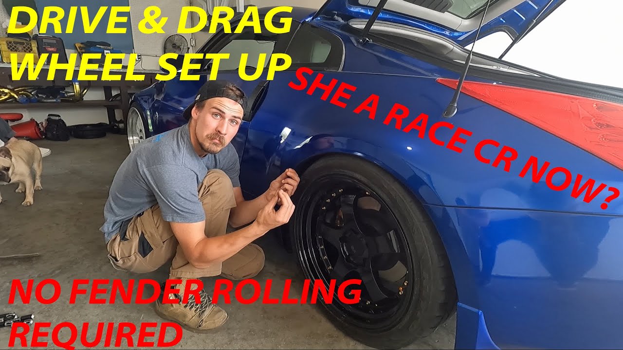 Drag Racing Wheel Set Up - Miles Of Mayhem 350Z