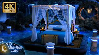 Drifting Off to Sleep - Fall asleep on a raft bed surrounded by waterfalls