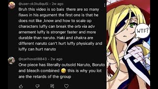 Othinus Reads The Most Stupidist One Piece Youtube Comments On My Naruto Vs Luffy Video Ep