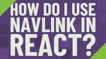 How do I use NavLink in react?