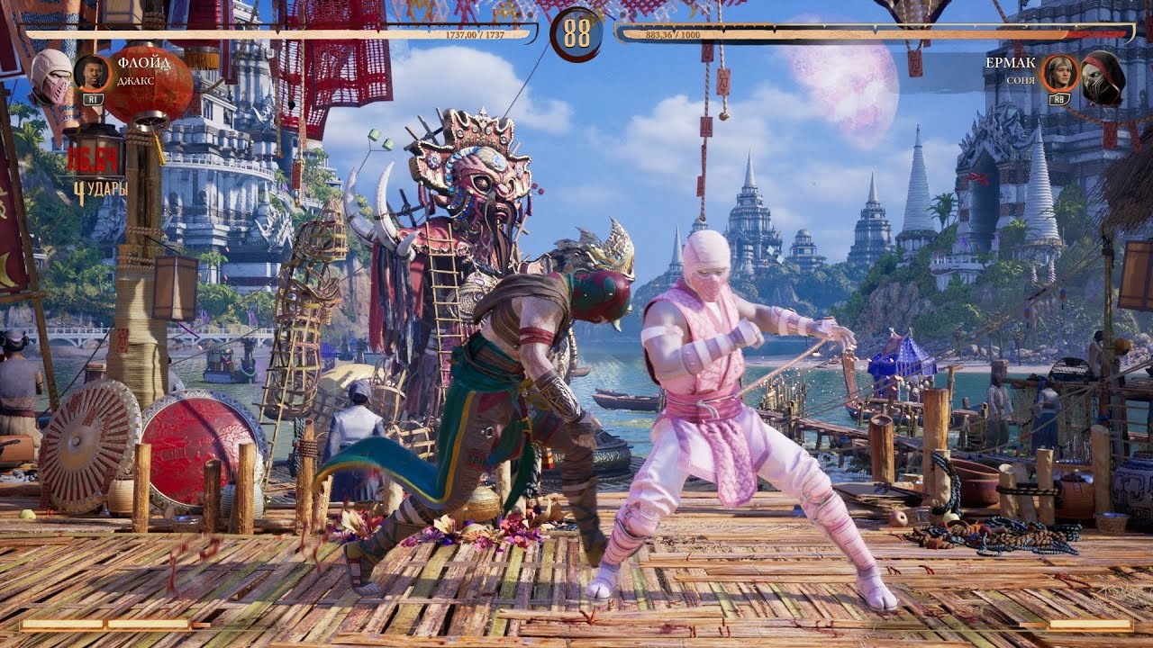 Boss Floyd vs Ermac Gameplay CPUvs CPU