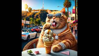 Worldwide Ice Cream Exploring by Super Meow! #cat #meow #funny #animals #cutie#icecream #food #rich