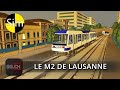 Metro simulator beta  fr  first look  on jette un il  la map du m2 de lausanne d