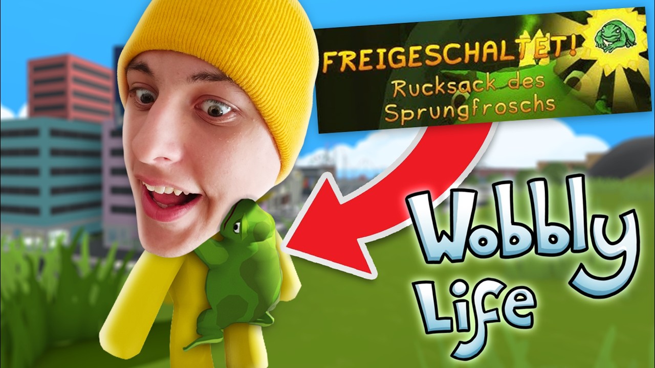 Ich bekomme den geheimen SPRUNGFROSCH-RUCKSACK! | Wobbly Life