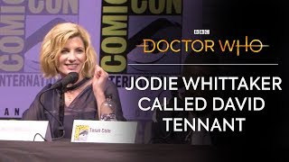 David Tennant's Reaction to the Thirteenth Doctor | San Diego Comic-Con | Doctor Who