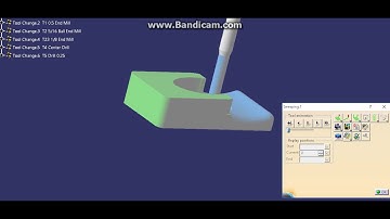 CATIA Manufacturing Program Simulation Using Tool Path