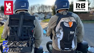 Chrome Industries Barrage Cargo BackPack vs. Rider Bag Reflektor35 | PEV BackPack Showdown!