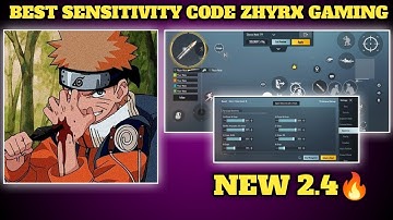 (2023) ZHYRX GAMING SENSITIVITY BGMI// ZHYRX GAMING CONTROL CODE BGMI// #zhyrxgaming SENSITIVITY