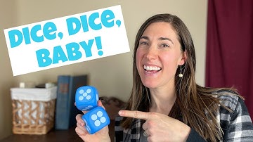EDUCATIONAL MATH GAMES FOR KIDS! Dice games part 1, preschool, kinder, first grade, homeschooling