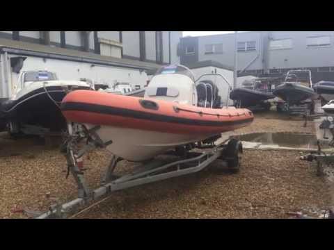 Ribquest 5.8 RIB with Suzuki DF90 and Roller Trailer