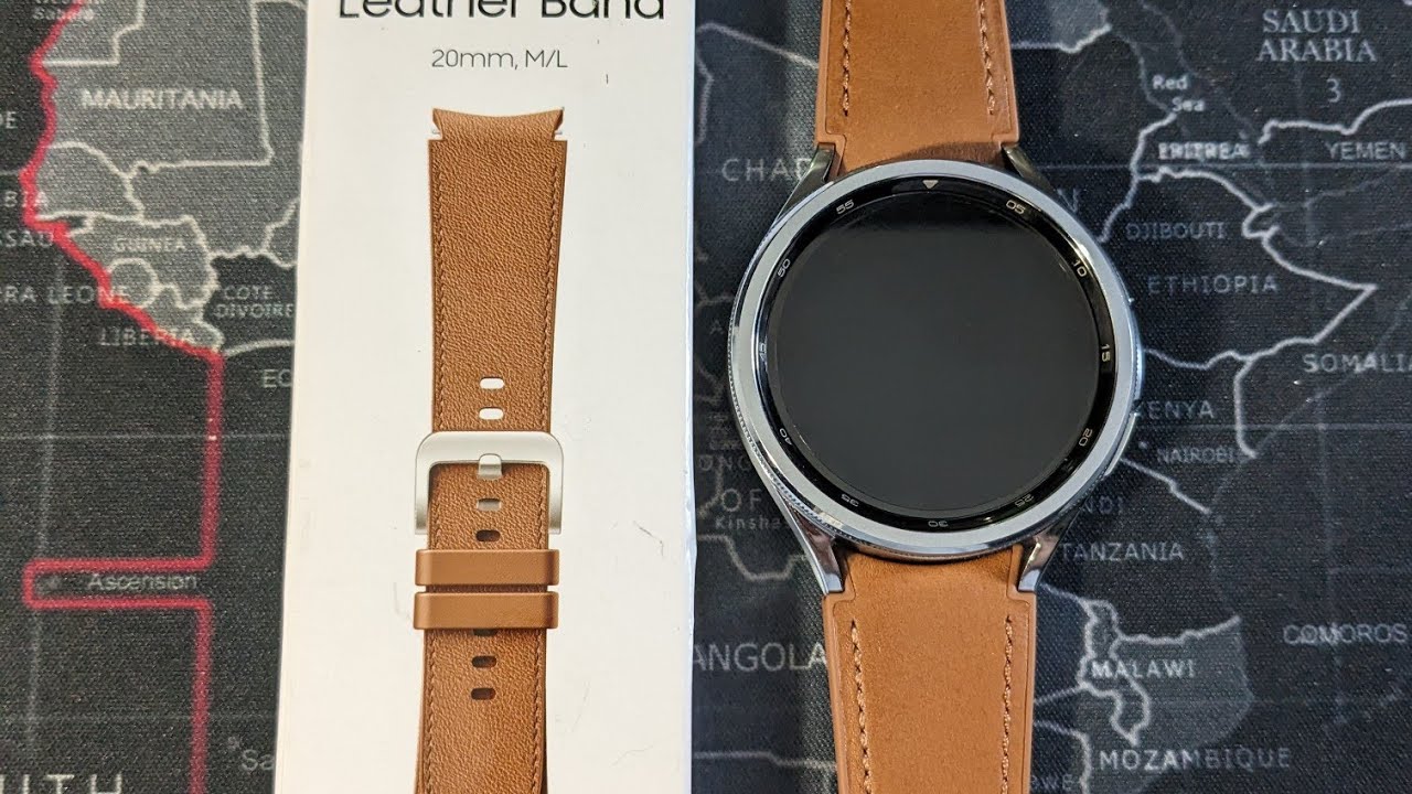 Samsung Galaxy Watch 6 Classic + Watch 5 Pro Hybrid Leather band.