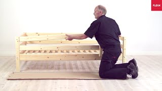 FLEXA Classic Single Bed Safety Rails Assembly Instruction - YouTube