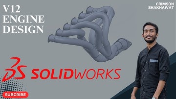 35(b). Exhaust Manifold (Rightside) Design Solidworks || Step by Step Tutorial by Shakhawat Khan ||