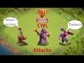 CWL Attacks (Round 2) | Live #Base visit - #CWL #coc #ClashOfClans