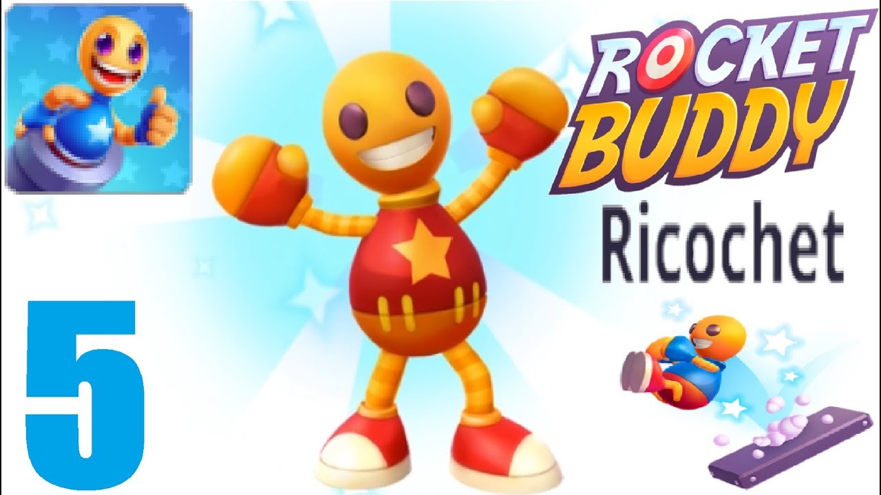 ROCKET BUDDY - Ricochet level 76 - 100 part 5 - gameplay ios / android ...