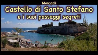 Castello di Santo Stefano Beach and its SECRET passages - Monopoli