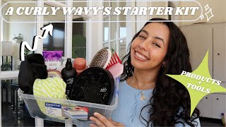 CURLY WAVY STARTER KIT FOR ABSOLUTE NATURAL HAIR BEGINNERS
