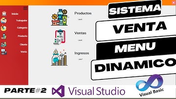 Crear un menú moderno: Sistema de ventas en Visual Basic .NET (PARTE 2)SQL