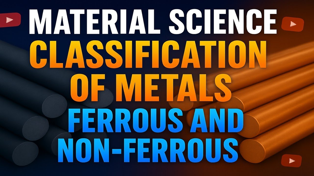 Material Science: Ferrous and Non-Ferrous Metals Explained | Classification of Metals in Hindi