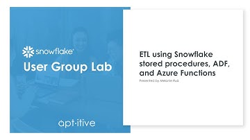 How to Perform ETL in Snowflake using Stored Procedures, Azure Data Factory, and Azure Functions