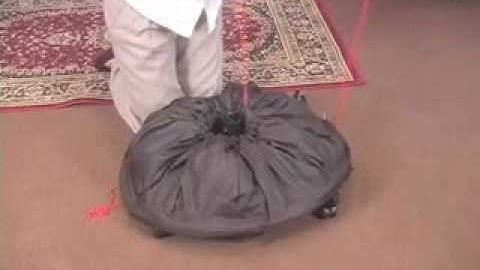 TreeKeeper Decorated Artificial Christmas Tree Storage Bag Setup