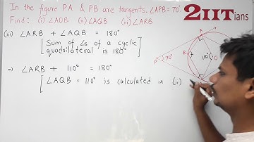 Circles  Exercise 15.3 Q18 Class X ICSE PA and PB are tangents at a points A and B respectively