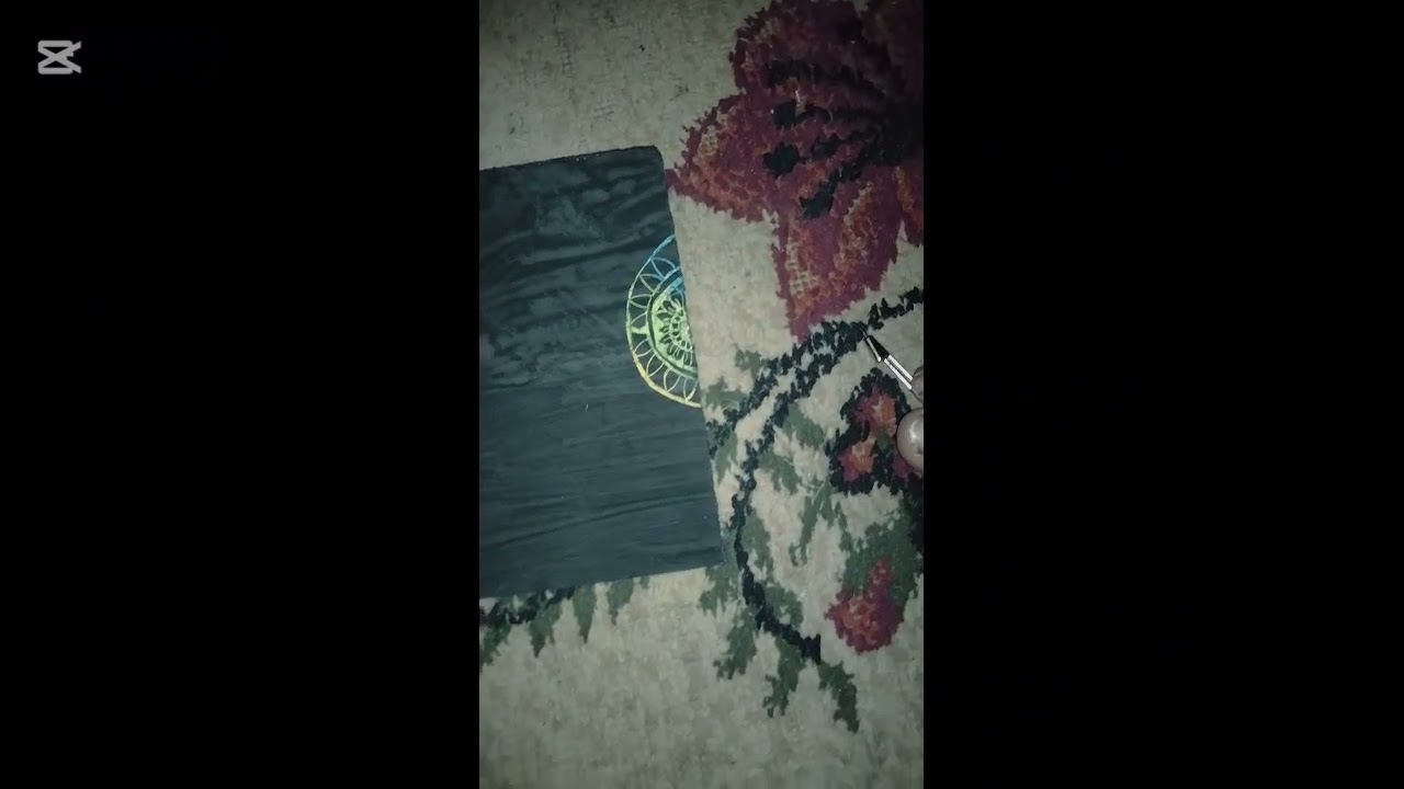Scratch art/mandala art/abiha/Crafter