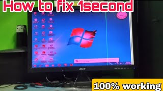 How to fix pink colour display 1sec repair pink colour #technodada गुलाबी PC को कैसे ठीक करें? screenshot 1