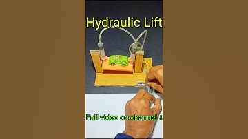 How to make hydraulic lift science project #youtubeshorts #shorts #short #shortvideo