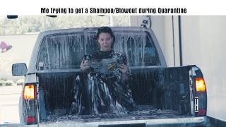 Me trying to get a Shampoo/Blowout during Quarantine by Orange St Films 1,304 views 4 years ago 1 minute, 26 seconds